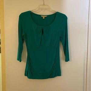 Banana Republic Teal Long Sleeve Top